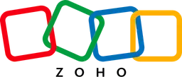 zoho logo - trusted translation client (dark mode)